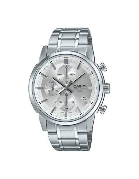 Reloj cronógrafo hombre Casio MTP-E510D-7A 42mm 50m WR correa de acero