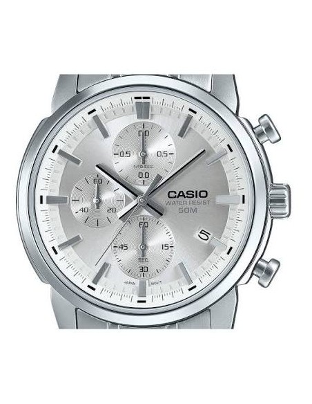 Reloj cronógrafo hombre Casio MTP-E510D-7A 42mm 50m WR correa de acero