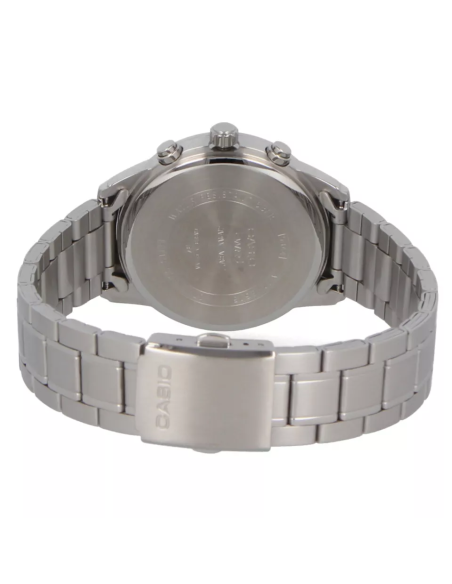 Reloj deportivo cronógrafo Casio MTP-E515D-1A 41mm 50m WR correa de acero