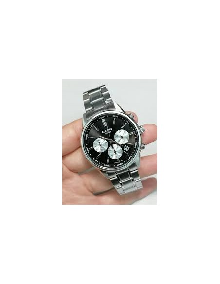 copy of Reloj deportivo cronógrafo Casio MTP-E515D-2A2V 41mm 50m WR correa de acero