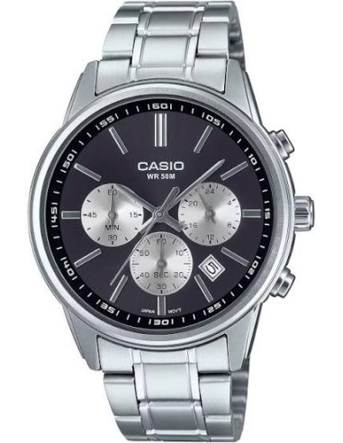 copy of Reloj deportivo cronógrafo Casio MTP-E515D-2A2V 41mm 50m WR correa de acero