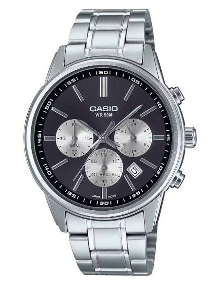 copy of Reloj deportivo cronógrafo Casio MTP-E515D-2A2V 41mm 50m WR correa de acero