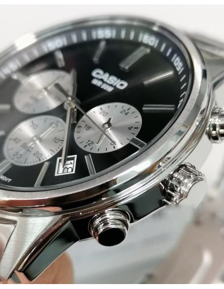 copy of Reloj deportivo cronógrafo Casio MTP-E515D-2A2V 41mm 50m WR correa de acero