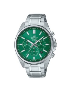 copy of Reloj Casio Edifice Para Hombre EFV-650D-1A Cronógrafo Correa Acero Plateado Esfera Negra 100M