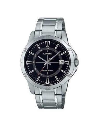 Reloj Casio de cuarzo analógico MTP-V004D-1C correa de acero inoxidable