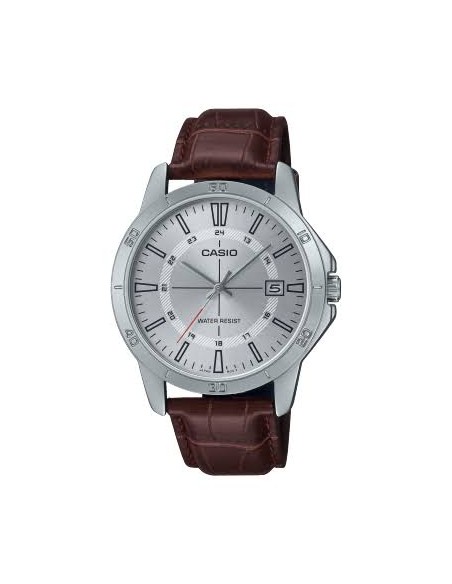 Reloj cuarzo hombre Casio Classic MTP-V004L-7C 47 × 41.5 × 8.3 mm 51grs correa de cuero