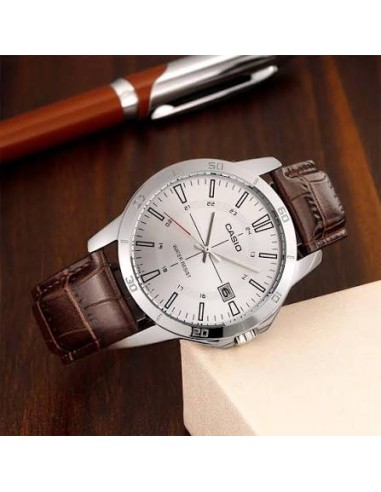 Reloj cuarzo hombre Casio Classic MTP-V004L-7C 47 × 41.5 × 8.3 mm 51grs correa de cuero