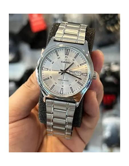 Reloj analogico Casio MTP-V006D-7C correa acero 45,1 × 38 × 9,4 mm