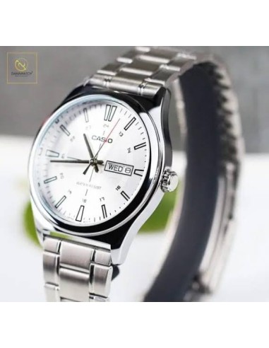 Reloj analogico Casio MTP-V006D-7C correa acero 45,1 × 38 × 9,4 mm