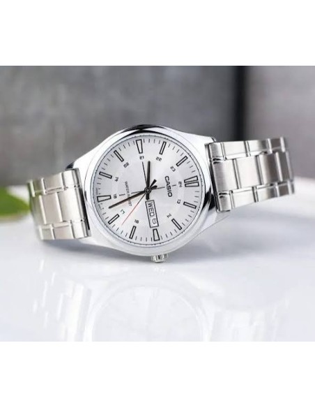Reloj analogico Casio MTP-V006D-7C correa acero 45,1 × 38 × 9,4 mm