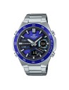 Reloj Casio Edifice Para Hombre EFV-C110D-2A Anadigi Correa Acero Batería 10 Años 100M
