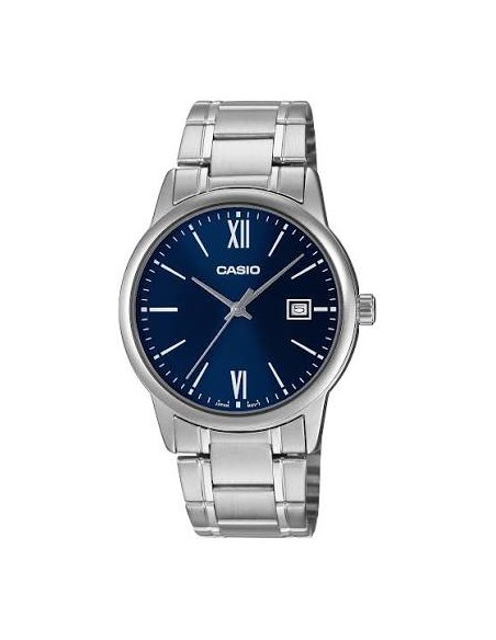 Reloj analogico MTP-V002D-2B3 Casio con correa de acero inoxidable