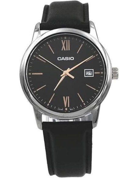 Reloj caballero analogico Casio MTP-V002L-1B3 piel cuero