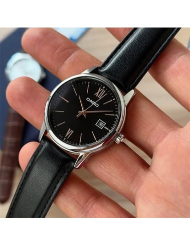 Reloj caballero analogico Casio MTP-V002L-1B3 piel cuero