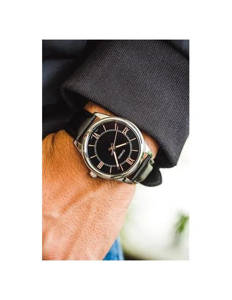 copy of Reloj analógico Casio MTP-V005L-1B4 correa de cuero color negro