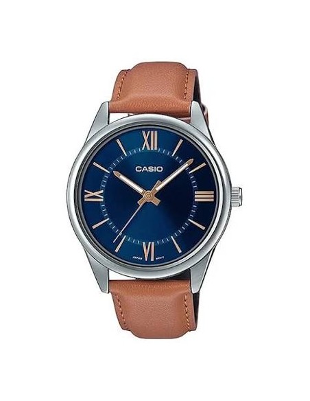 copy of Reloj analógico Casio MTP-V005L-1B4 correa de cuero color negro