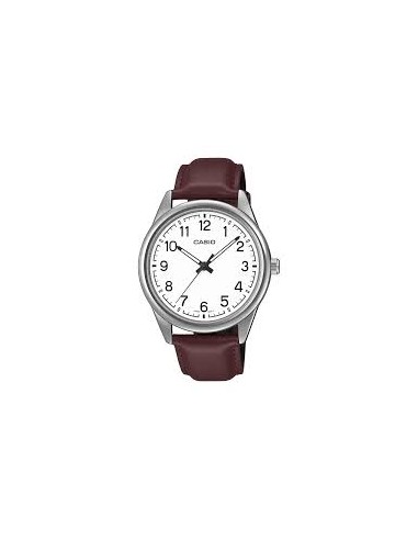 Reloj analogico correa de piel MTP-V005L-7B4 Cuarzo analógico