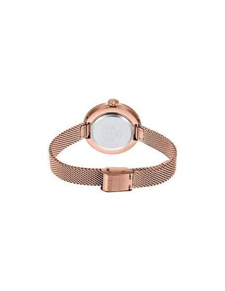 Reloj Casio Para Mujer LTP-E154MPG-4A Analógico Malla Milanesa Oro Rosa