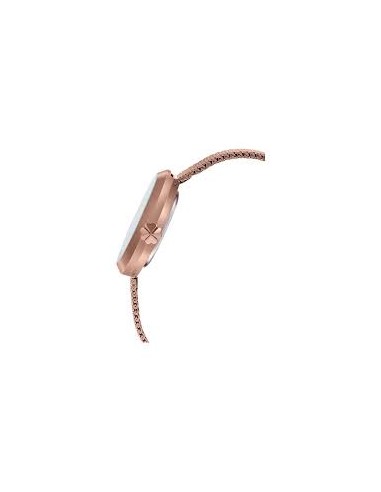 Reloj Casio Para Mujer LTP-E154MPG-4A Analógico Malla Milanesa Oro Rosa