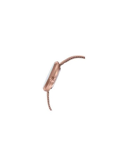 Reloj Casio Para Mujer LTP-E154MPG-4A Analógico Malla Milanesa Oro Rosa