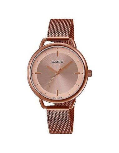 Reloj Casio Para Mujer LTP-E413MR-9A Analógico correa de Malla Milanesa
