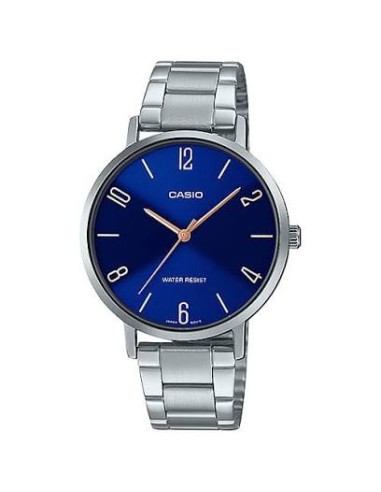 Reloj Casio Para Mujer LTP-VT01D-2B2 Analógico Correa Acero