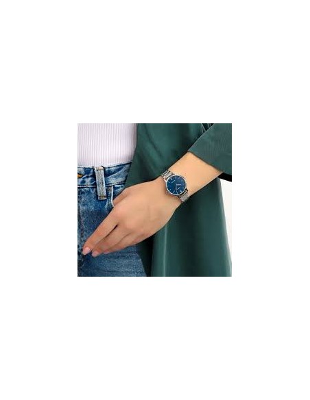 Reloj Casio Para Mujer LTP-VT01D-2B2 Analógico Correa Acero