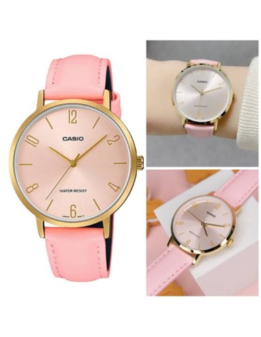 Reloj Casio LTP-VT01GL-4B Dorado con Correa de Cuero