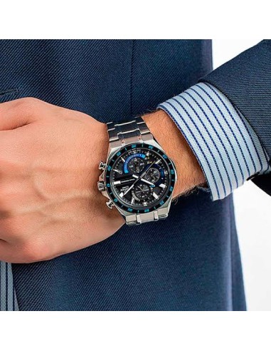 Reloj Casio Edifice EQS-920DB-2A Solar Esfera Azul