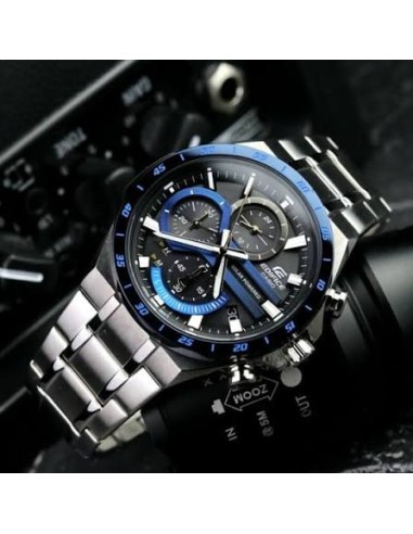 Reloj Casio Edifice EQS-920DB-2A Solar Esfera Azul