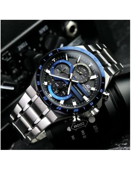 Reloj Casio Edifice EQS-920DB-2A Solar Esfera Azul