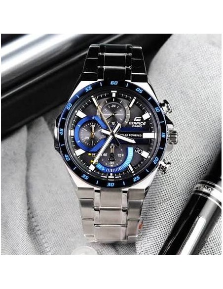 Reloj Casio Edifice EQS-920DB-2A Solar Esfera Azul