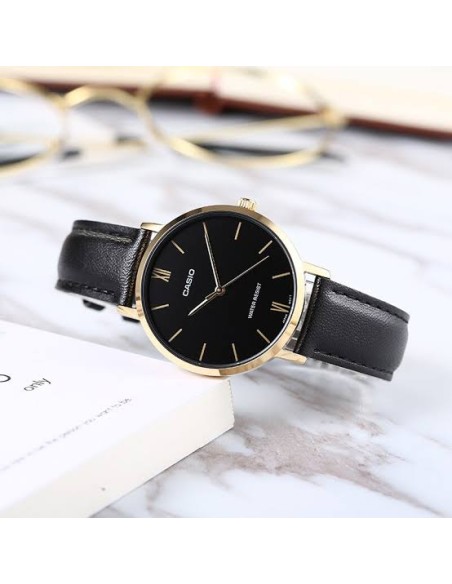 copy of Reloj Casio LTP-VT01GL-4B Dorado con Correa de Cuero
