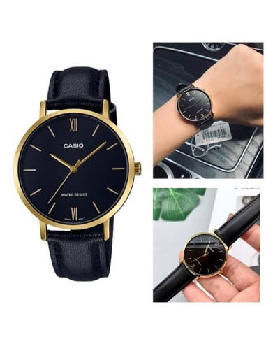 copy of Reloj Casio LTP-VT01GL-4B Dorado con Correa de Cuero