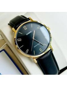 Reloj Casio analogico MTP-VT01GL-1B2 correa de piel 2