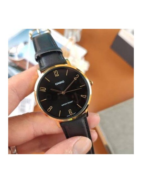 copy of Reloj Casio analogico MTP-VT01L-2B correa de piel