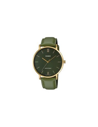 Reloj Casio analogico MTP-VT01GL-3B correa de piel