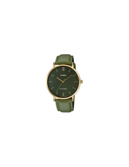 Reloj Casio analogico MTP-VT01GL-3B correa de piel