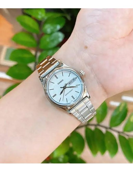 Reloj CASIO MUJER analogico LTP-V006D-7B2 correa acero inoxidable