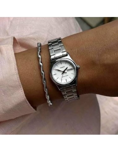 Reloj CASIO MUJER analogico LTP-V006D-7B2 correa acero inoxidable