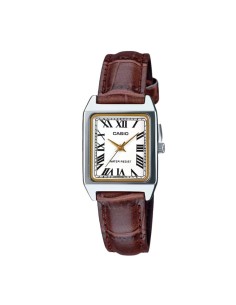 reloj analógico para mujer Casio LTP-V007L-7B2 Diseño rectangular clásico con correa de cuero 2