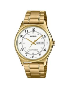 Reloj hombre Casio Classic Golden MTP-V006G-7B 45.1 × 38 × 9.4 mm correa de acero