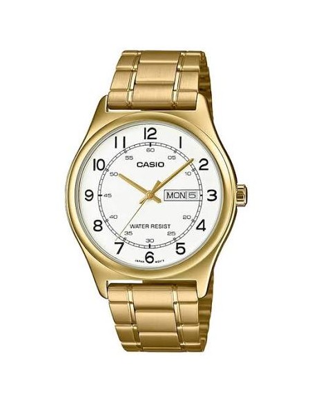 Reloj hombre Casio Classic Golden MTP-V006G-7B 45.1 × 38 × 9.4 mm correa de acero