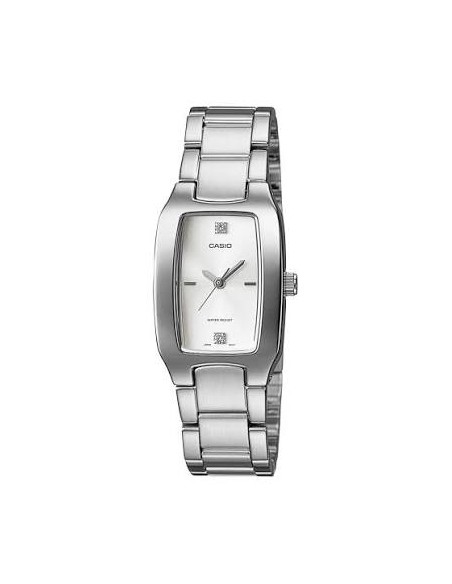 Reloj analógico para mujer Casio LTP-1165A-7C2 Diseño rectangular de acero inoxidable