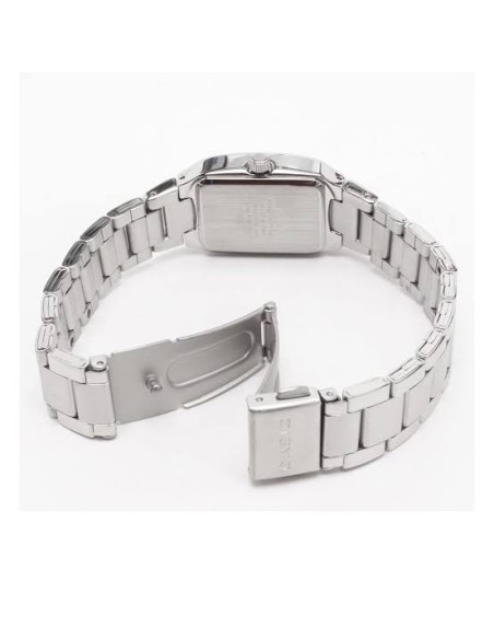 Reloj analógico para mujer Casio LTP-1165A-7C2 Diseño rectangular de acero inoxidable