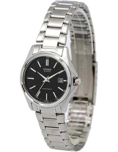 Reloj analógico para mujer Casio LTP-1183A-1A con caja y correa de acero inoxidable
