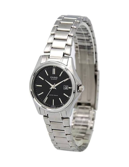 Reloj analógico para mujer Casio LTP-1183A-1A con caja y correa de acero inoxidable
