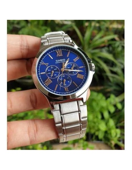 copy of Reloj Casio Para Hombre MTP-V300B-1A Multifuncion Correa y Caja Acero Negro Esfera Negra