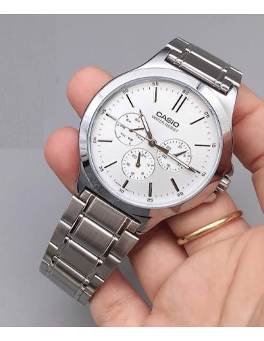 copy of Reloj Casio Para Hombre MTP-V300B-1A Multifuncion Correa y Caja Acero Negro Esfera Negra