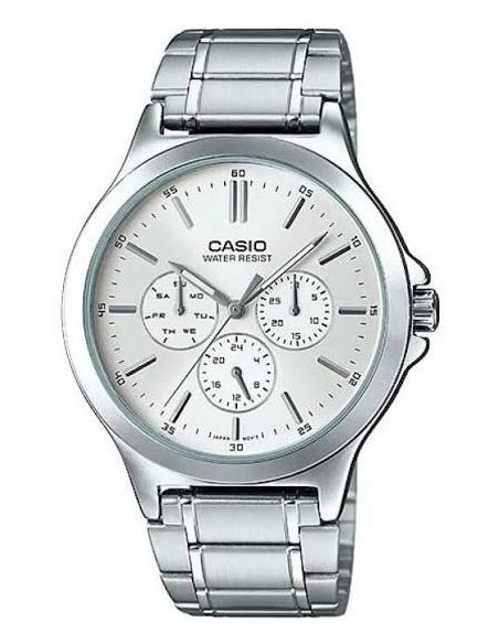 copy of Reloj Casio Para Hombre MTP-V300B-1A Multifuncion Correa y Caja Acero Negro Esfera Negra